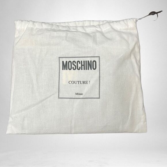 MOSCHINO Couture Quilted Logo Clutch Wrislet New with Tags and Dustbag - Picture 3 of 9